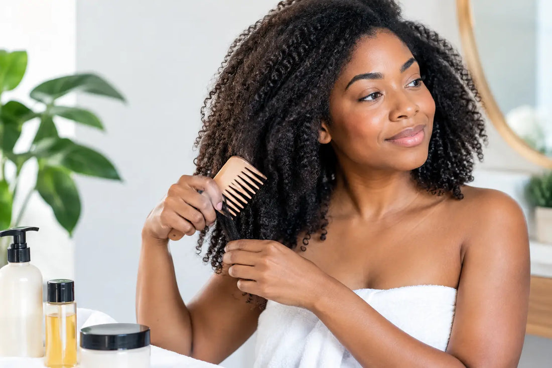 Démêlant cheveux crépus et casse réduite