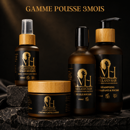 GAMME POUSSE 3MOIS - POUR DES CHEVEUX PLUS LONGS - MELANIN HAIR