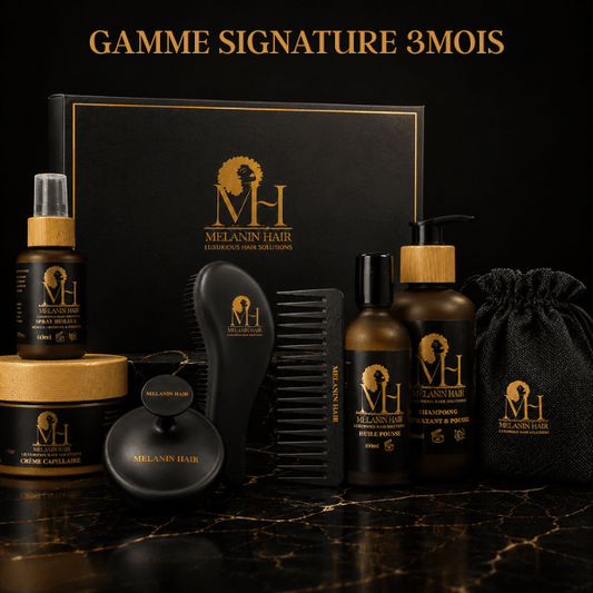GAMME SIGNATURE 3MOIS - ROUTINE COMPLÈTE - MELANIN HAIR